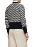 Back View - Click To Enlarge - THOM BROWNE  - 4 Bar Twist Cable Knit Cardigan