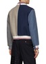 Back View - Click To Enlarge - THOM BROWNE - FunMix Colour Block Wool Jacket
