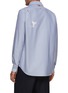 Back View - Click To Enlarge - THOM BROWNE - Whale Embroidered Cotton Oxford Shirt