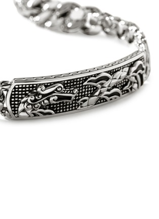 Detail View - Click To Enlarge - JOHN HARDY - ‘Legends Naga’ Silver Curb Chain Bracelet — Size UM