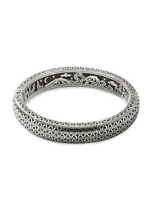 Main View - Click To Enlarge - JOHN HARDY - ‘Classic Chain’ Silver Oval Bangle — Size M