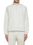 Main View - Click To Enlarge - THOM BROWNE - 4 Bar Half Zip Sweater