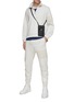 Figure View - Click To Enlarge - THOM BROWNE - 4 Bar Half Zip Sweater