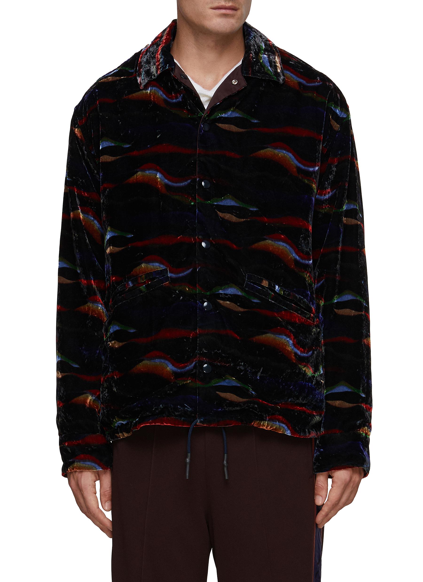 TOGA VIRILIS | Veltvet Print Jacket | Men | Lane Crawford