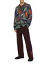 Figure View - Click To Enlarge - TOGA VIRILIS - Floral Intarsia Knit Cardigan