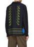 Back View - Click To Enlarge - TOGA VIRILIS - Wave Print Shirt