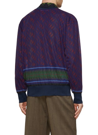 Back View - Click To Enlarge - TOGA VIRILIS - Wave Print Cardigan