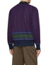 Back View - Click To Enlarge - TOGA VIRILIS - Wave Print Cardigan