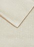 Detail View - Click To Enlarge - FRETTE - Luxury Glowing Weave Queen Size Duvet Set — Savage Beige