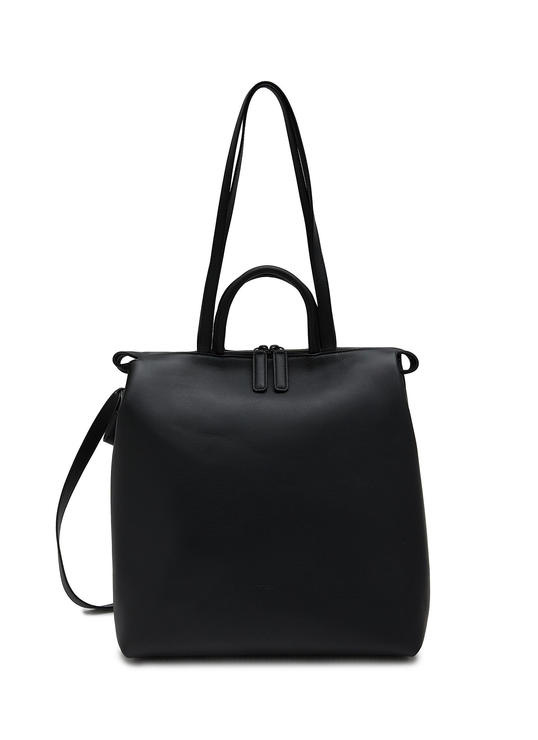 Pebbled Leather Laine Satchel