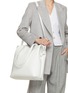 Figure View - Click To Enlarge - MARSÈLL - 4 Lunga Leather Satchel Bag