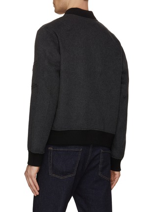 Back View - Click To Enlarge - THEORY - Cashmere Flight Bomber Jacket