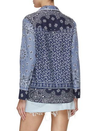 Back View - Click To Enlarge - CALL IT BY YOUR NAME - Bandana Patchwork Shirt