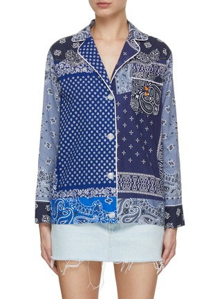 Main View - Click To Enlarge - CALL IT BY YOUR NAME - Bandana Patchwork Shirt