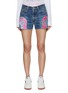 Main View - Click To Enlarge - CALL IT BY YOUR NAME - One of a Kind Denim Shorts