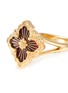 Detail View - Click To Enlarge - BUCCELLATI - Opera Tulle Onyx 18K Pink Gold  Ring — Size 53
