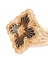 Detail View - Click To Enlarge - BUCCELLATI - Opera Tulle Onyx 18K Pink Gold Ring — Size 54