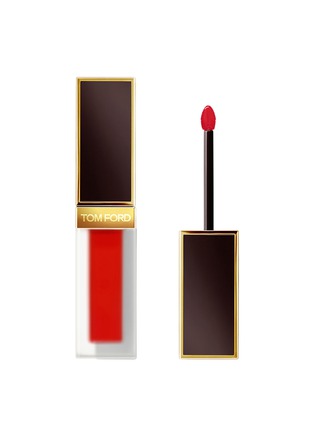 Main View - Click To Enlarge - TOM FORD - Liquid Lip Luxe Matte — #129 Carnal Red