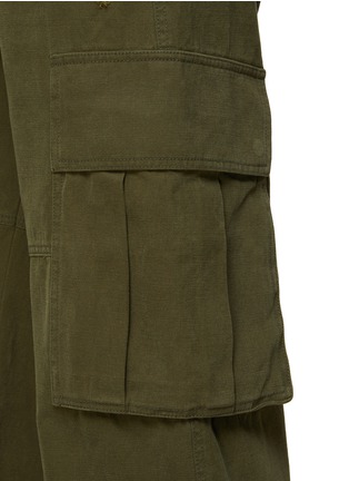 Wide-leg satin cargo trousers - Lacroix espace boutique inc.