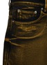  - WE11DONE - Dark Wash Metal Print Denim Jeans