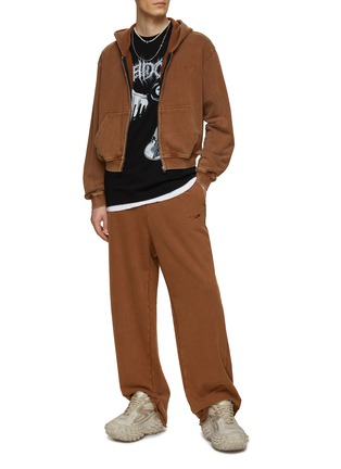 Figure View - Click To Enlarge - WE11DONE - Logo Embroidered Sweatpants