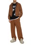 Figure View - Click To Enlarge - WE11DONE - Logo Embroidered Sweatpants