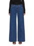 Main View - Click To Enlarge - SLVRLAKE - Re-Worked Eva Double Waistband Wide Leg Jeans