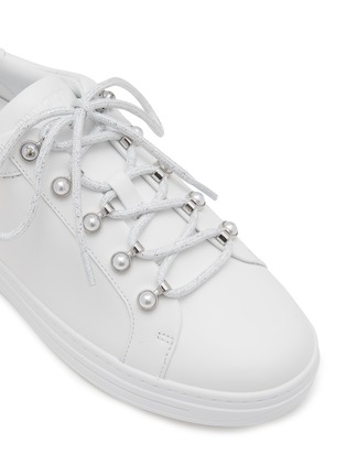 Detail View - Click To Enlarge - JIMMY CHOO - Antibes Leather Sneakers