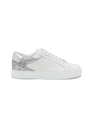 JIMMY CHOO | Rome Low Top Lace Up Leather Sneakers | Women | Lane Crawford