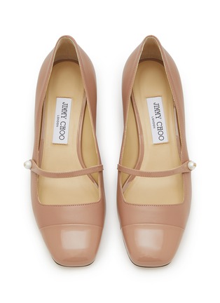Detail View - Click To Enlarge - JIMMY CHOO - Elisa 45 Leather Mary Jane Pumps