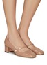 Figure View - Click To Enlarge - JIMMY CHOO - Elisa 45 Leather Mary Jane Pumps