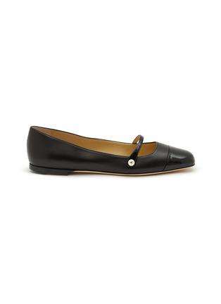 Main View - Click To Enlarge - JIMMY CHOO - Elisa Leather Mary Jane Flats