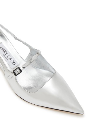 Detail View - Click To Enlarge - JIMMY CHOO - Didi 45 Leather Slingback Heels