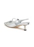  - JIMMY CHOO - Didi 45 Leather Slingback Heels