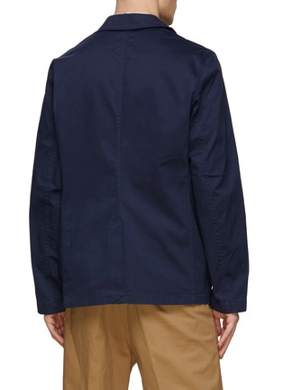 Back View - Click To Enlarge - SCOTCH & SODA - Bead Trimmed Pocket Double Breasted Peak Lapel Blazer