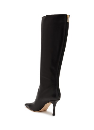 JIMMY CHOO | Agathe 85 Leather Boots | Women | Lane Crawford