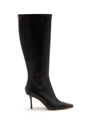 Main View - Click To Enlarge - JIMMY CHOO - Agathe 85 Leather Boots