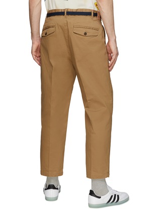 Back View - Click To Enlarge - SCOTCH & SODA - Belted Pleated Chino