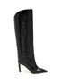 Main View - Click To Enlarge - JIMMY CHOO - Alizze 85 Croc-Embossed Leather Boots