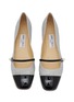 Detail View - Click To Enlarge - JIMMY CHOO - Elisa Leather Mary Jane Flats