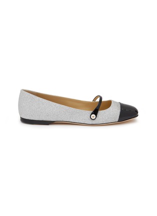 Main View - Click To Enlarge - JIMMY CHOO - Elisa Leather Mary Jane Flats