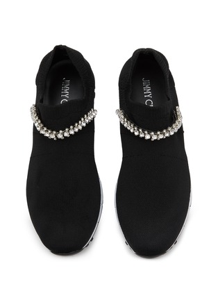 Detail View - Click To Enlarge - JIMMY CHOO - Verona Crystal Embellished Sneakers