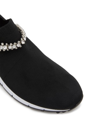 Detail View - Click To Enlarge - JIMMY CHOO - Verona Crystal Embellished Sneakers