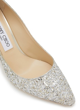 Detail View - Click To Enlarge - JIMMY CHOO - Romy 85 Glitter Pumps