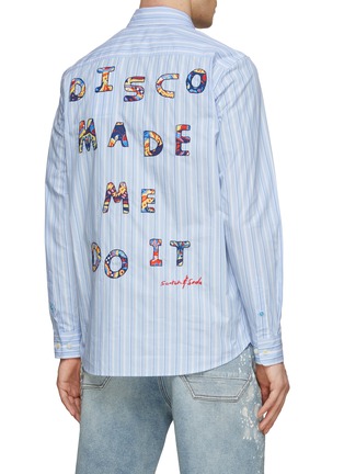 Back View - Click To Enlarge - SCOTCH & SODA - Back Artwork Stripe Shirt