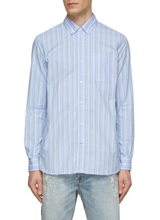 Main View - Click To Enlarge - SCOTCH & SODA - Back Artwork Stripe Shirt