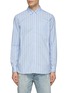 Main View - Click To Enlarge - SCOTCH & SODA - Back Artwork Stripe Shirt
