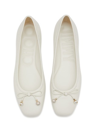 Detail View - Click To Enlarge - JIMMY CHOO - Elme Ballerina Leather Flats