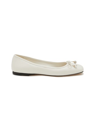 Main View - Click To Enlarge - JIMMY CHOO - Elme Ballerina Leather Flats
