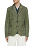 Main View - Click To Enlarge - SCOTCH & SODA - Single Breasted Notch Lapel Workwear Blazer